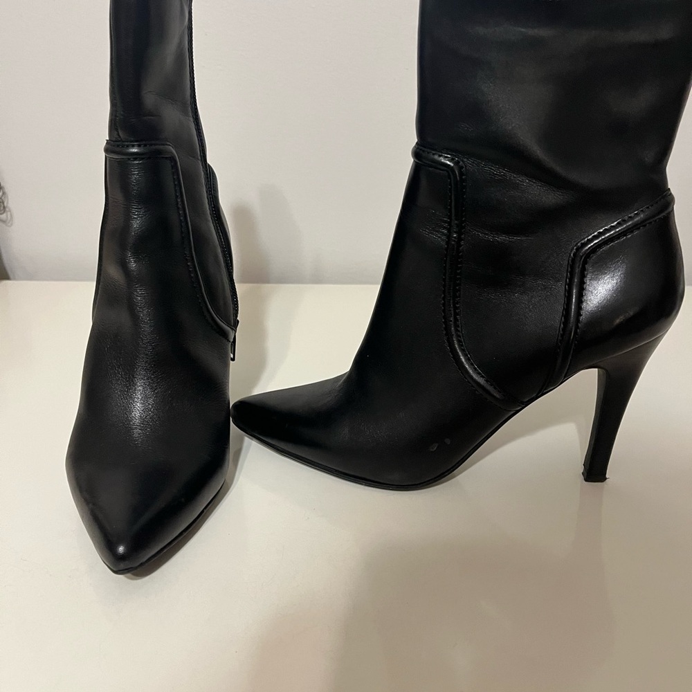Womans Nine West Black Ankle Boots